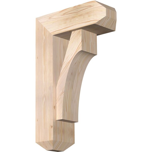 Ekena Millwork Westlake Craftsman Smooth Bracket w/ Offset Brace, Douglas Fir, 7 1/2"W x 20"D x 32"H BKT0806X20X32WTL04SDF - main